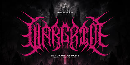 Wargrim Font Poster 1