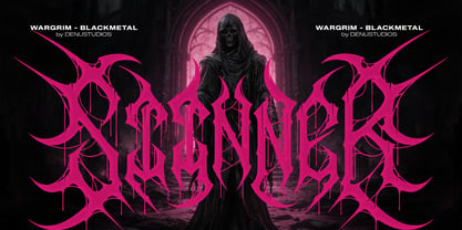 Wargrim Font Poster 2