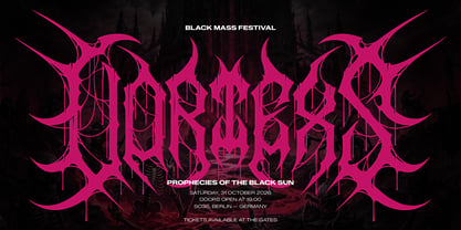 Wargrim Font Poster 3