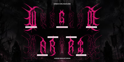 Wargrim Font Poster 10
