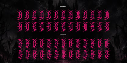 Wargrim Font Poster 11