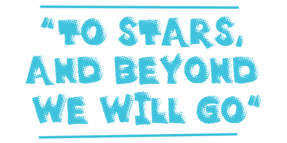 Bold Large Halftone Font Poster 2
