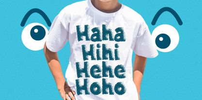 Bold Large Halftone Font Poster 3