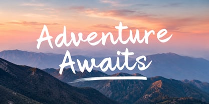Peakme Script Font Poster 3