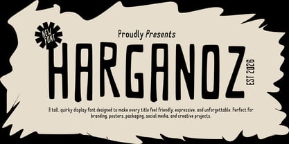 Harganoz Font Poster 1