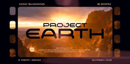 Proscenium Arch Font Poster 8