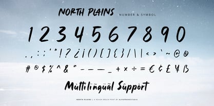 North Plains Font Poster 10