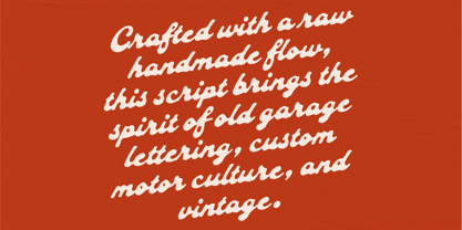 Roadster Customs Font Poster 11