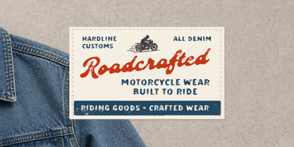 Roadster Customs Font Poster 5