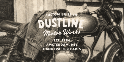 Roadster Customs Font Poster 7