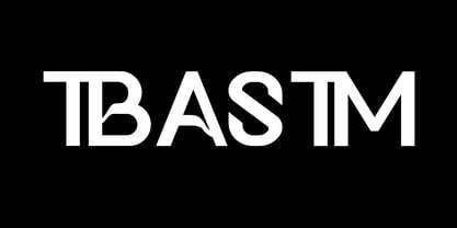 Tbastm Font Poster 1