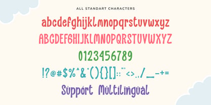 Rainbow Theory Font Poster 7
