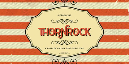 Thornrock Font Poster 1