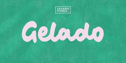 Gelado Font Poster 1