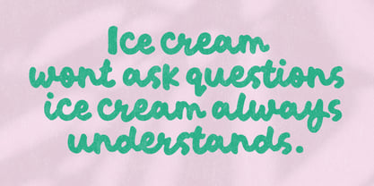 Gelado Font Poster 6
