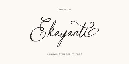 Ekayanti Font Poster 1
