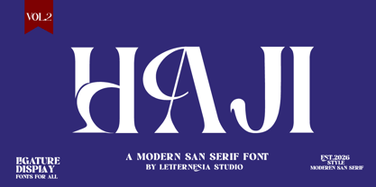 Haji Font Poster 1