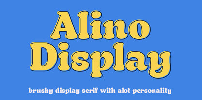 Alino Font Poster 1