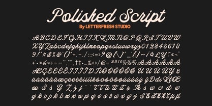 Polished Sans Vintage Font Poster 11