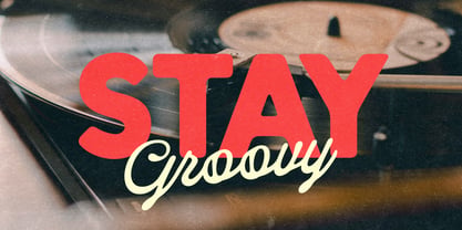Polished Sans Vintage Font Poster 2