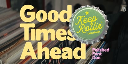 Polished Sans Vintage Font Poster 4