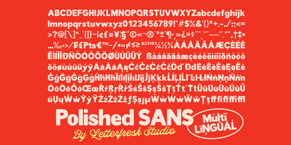 Polished Sans Vintage Font Poster 10