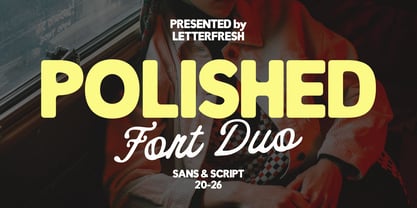Polished Sans Vintage Font Poster 12