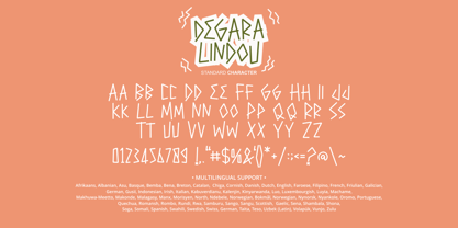 Degara Lindou Font Poster 8