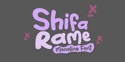 Shifa Rame Font Poster 1