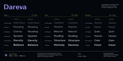 Dareva Font Poster 11