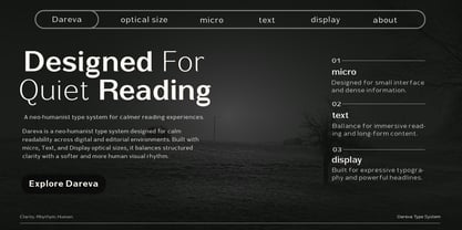 Dareva Font Poster 10