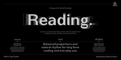 Dareva Font Poster 8