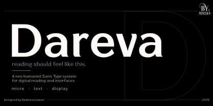 Dareva Font Poster 1
