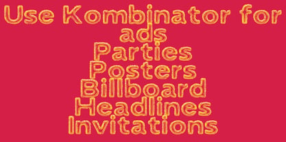 Kombinator Font Poster 5