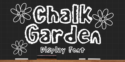 Chalk Garden Font Poster 1