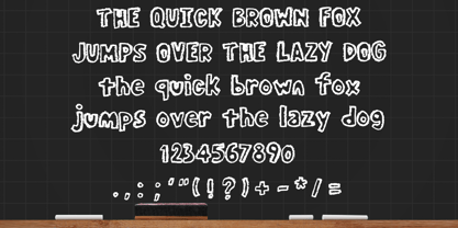 Chalk Garden Font Poster 4