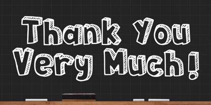 Blackboard Chalk 3d Font Poster 5