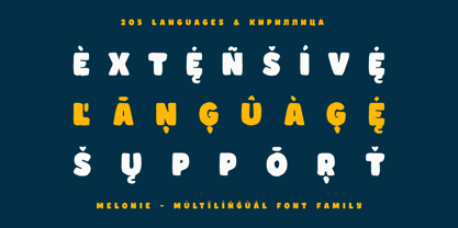 Melonie Font Poster 3