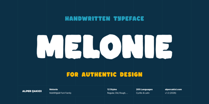 Melonie Font Poster 1