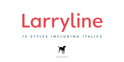 Larryline Font Poster 1