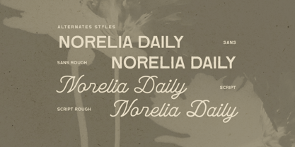 Norelia Daily Font Poster 2
