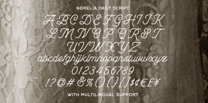 Norelia Daily Font Poster 9