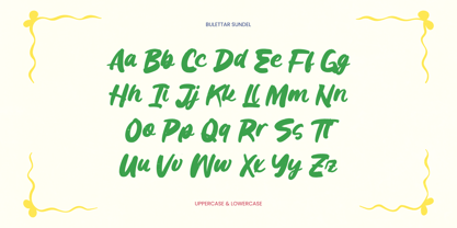 Bulettar Sundel Font Poster 7