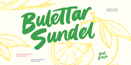 Bulettar Sundel Font Poster 1
