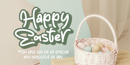 Easter Holiday Regular Font Poster 2