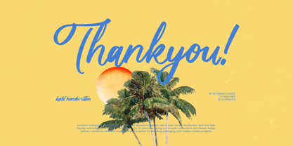 Sunshine Outink Font Poster 10