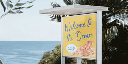 Sunshine Outink Font Poster 2