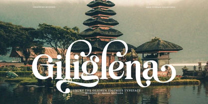 Glighen Eigthies Font Poster 6