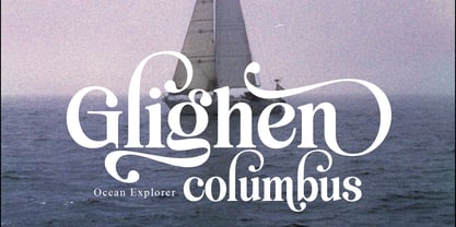 Glighen Eigthies Font Poster 8