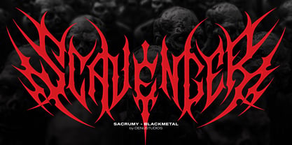 Sacrumy Font Poster 4